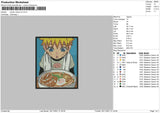 Naruto Ramen V2 Embroidery File 4 size