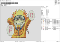 Narutosmile 1311 Embroidery File 6 sizes