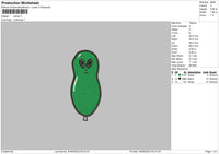 Nectar Embroidery File 6 sizes