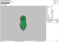 Nectar Embroidery File 6 sizes