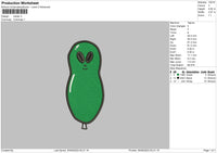 Nectar Embroidery File 6 sizes