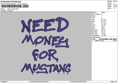 Needtext 0603 Embroidery File 6 sizes