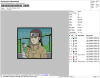Neji Rectangle 02 Embroidery File 4 size