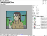 Neji Rectangle 02 Embroidery File 4 size