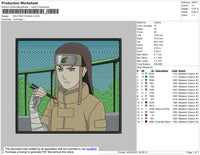 Neji Rectangle 02 Embroidery File 4 size