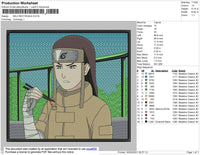 Neji Rectangle 02 Embroidery File 4 size
