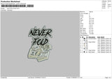 Neverfold Money Embroidery File 4 size