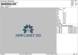 Caneytext Embroidery File 6 sizes