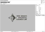 Mexicotext 0508 Embroidery File 6 sizes