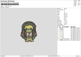 Nezukochibi Embroidery File 6 sizes
