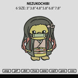 Nezukochibi Embroidery File 6 sizes