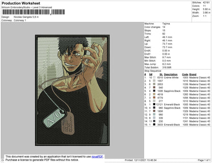 Nicolas Gnagsta Embroidery File 4 size