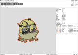 Car Halloween 03 Embroidery File 6 sizes