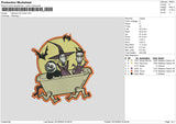 Car Halloween 03 Embroidery File 6 sizes