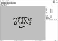 Nike 1 Outline Embroidery
