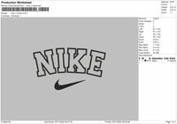 Nike 1 Outline Embroidery