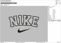 Nike 1 Outline Embroidery