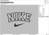 Nike 1 Outline Embroidery