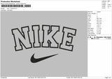 Nike 1 Outline Embroidery
