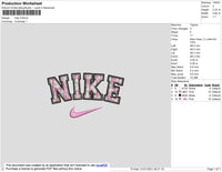 Nike Dior Embroidery File 4 size