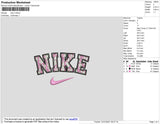 Nike Dior Embroidery File 4 size