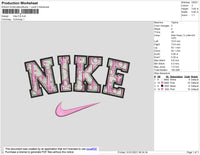 Nike Dior Embroidery File 4 size