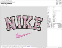 Nike Dior Embroidery File 4 size