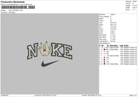 Nike Clefable Embroidery File 6 sizes