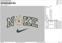 Nike Clefable Embroidery File 6 sizes