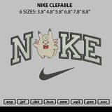 Nike Clefable Embroidery File 6 sizes