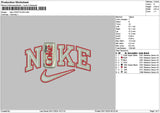 Nike Coke Filled Embroidery File 6 sizes