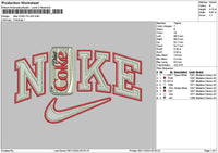 Nike Coke Filled Embroidery File 6 sizes