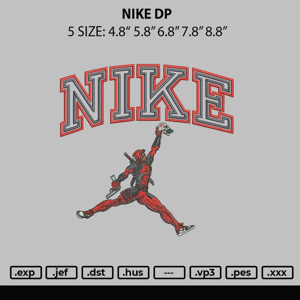 Nike Dp Embroidery File 6 sizes