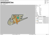 Nike Dragonite 24 Embroidery File 6 sizes