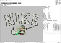 Nike Ellie And Carls Embroidery File 4 size