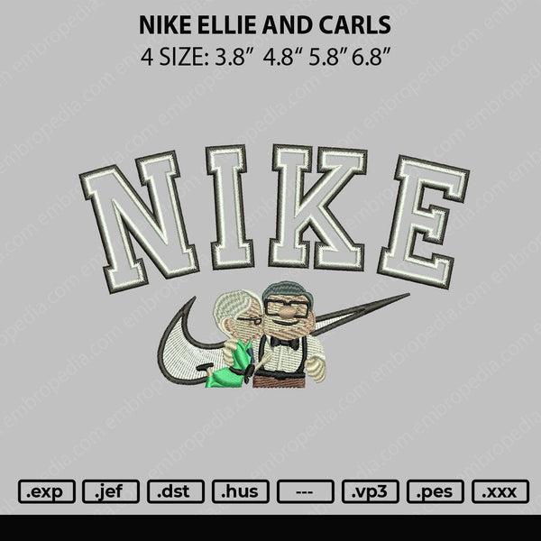 Nike Ellie And Carls Embroidery File 4 size