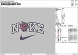 Nike Gengar V2 Embroidery File 6 sizes