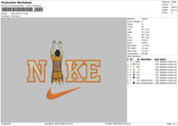 Nike Player 9 Embroidery File 6 sizes