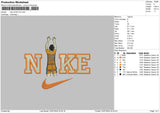 Nike Player 9 Embroidery File 6 sizes