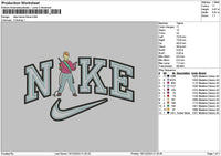 Nike Boy 1612 Embroidery File 6 sizes