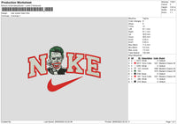 Nike Joker004 Embroidery File 6 sizes