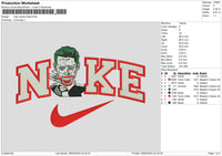 Nike Joker004 Embroidery File 6 sizes
