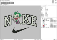 Nike Jokers01 Embroidery File 6 sizes