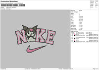 Nike Kuro V6 Embroidery File 6 sizes