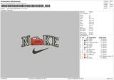 Nike Lightning Mcqueen V2 Embroidery File 4 sizes
