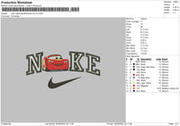 Nike Lightning Mcqueen V2 Embroidery File 4 sizes