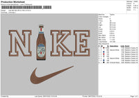 Nike Michelob Ultra V2 Embroidery File 4 sizes