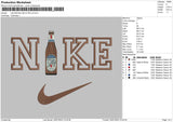 Nike Michelob Ultra V2 Embroidery File 4 sizes