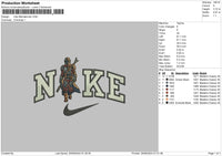 Nike Robot 2506 Embroidery File 6 sizes