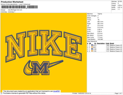 Nike Michigan